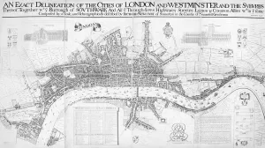 An Exact Delineation of the cities of London and Westminster and the suburbs (engraving) An Exact Delineation of the cities of London and Westminster and the suburbs (engraving)