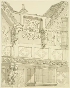 Exterior of the Mint (now St Peter's Hospital) (pencil & w/c on paper) Exterior of the Mint (now St Peter's Hospital) (pencil & w/c on paper)