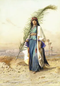 Fadimeh, The Daughter of Aghile Agha, (watercolour on card) Fadimeh, The Daughter of Aghile Agha, (watercolour on card)