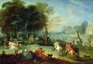 The Fair at Bezons (oil on canvas) The Fair at Bezons (oil on canvas)