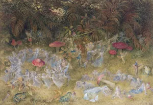 Fairy Rings and Toadstools, 1875 (w/c on paper) Fairy Rings and Toadstools, 1875 (w/c on paper)