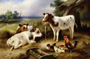 Images Dated 13th March 2012: Farmyard Friends, 1923 (oil on canvas)