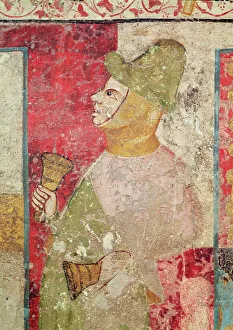 The Female Saints at the Tomb and the Resurrection, detail of the Bell Ringer, 1330 The Female Saints at the Tomb and the Resurrection, detail of the Bell Ringer, 1330