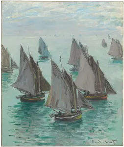 Fishing Boats, Calm Sea, 1868 (oil on canvas) Fishing Boats, Calm Sea, 1868 (oil on canvas)