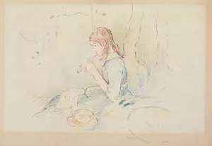 The Flageolet Player, 1890 (colour pencil on paper) The Flageolet Player, 1890 (colour pencil on paper)