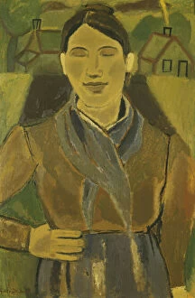 Images Dated 5th November 2011: The Flemish Peasant; La Paysanne Flamande, c. 1935 (oil on board)