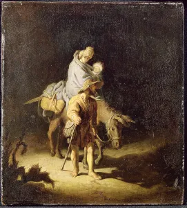 The Flight into Egypt (oil on panel) The Flight into Egypt (oil on panel)
