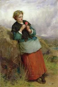 The Flower of Dunblane, 1867 (oil on canvas) The Flower of Dunblane, 1867 (oil on canvas)