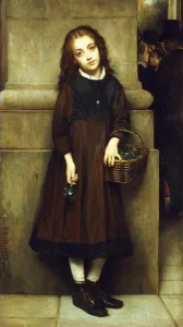 Flower Girl outside the Opera, 1873 (oil on canvas) Flower Girl outside the Opera, 1873 (oil on canvas)