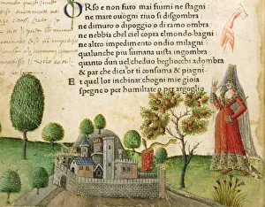 Fol. 17v, Orso e non furo mai fiumi ne stagni, from Canzoniere e Trionfi by Petrarch, c.1470 Fol. 17v, Orso e non furo mai fiumi ne stagni, from Canzoniere e Trionfi by Petrarch, c.1470