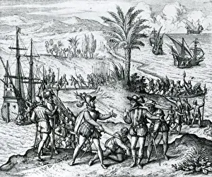Francisco de Bobadilla arriving as Governor and arresting Christopher Columbus (1451-1506) Francisco de Bobadilla arriving as Governor and arresting Christopher Columbus (1451-1506)