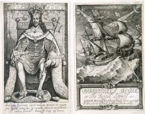 Frontispiece and title page to Bibliotheca Regia, or The Royal Library Frontispiece and title page to Bibliotheca Regia, or The Royal Library