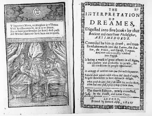 Frontispiece and title page to The Interpretation of Dreams by Artemidorus Frontispiece and title page to The Interpretation of Dreams by Artemidorus