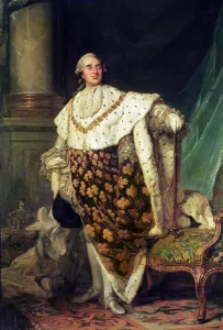 Full-length Portrait of Louis XVI (1754-1793), King of France and Navarre (oil on canvas) Full-length Portrait of Louis XVI (1754-1793), King of France and Navarre (oil on canvas)