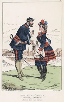 Garde Nationale Sedentaire (coloured engraving) Garde Nationale Sedentaire (coloured engraving)