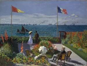 Garden at Sainte-Adresse, 1867 (oil on canvas) Garden at Sainte-Adresse, 1867 (oil on canvas)