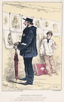 Gardien de la Paix Publique (coloured engraving) Gardien de la Paix Publique (coloured engraving)