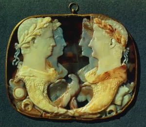 The Gemma Claudia, a cameo bearing profiles of four Roman Emperors The Gemma Claudia, a cameo bearing profiles of four Roman Emperors