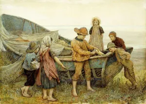 The Genius of the Village, (watercolour on paper) The Genius of the Village, (watercolour on paper)