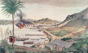 Gibraltar on the morning after the great Franco-Spanish attack, 1783 (w/c) Gibraltar on the morning after the great Franco-Spanish attack, 1783 (w/c)