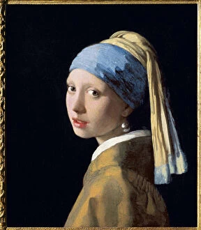 The Netherlands Collection: Girl with a Pearl Earring, c. 1665 (oil on canvas)