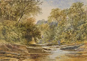 Landscape paintings Collection: In Glen Esk, 19th century (w / c)
