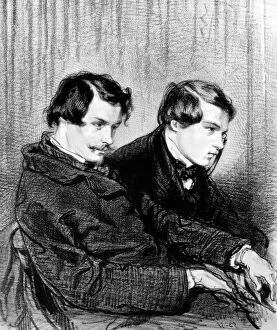 Goncourt brothers - Edmond de Goncourt (1822-1886) and Jules de Goncourt (1830-1870