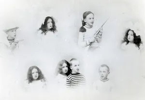 Grandchildren of Monet's second wife: American Family (b/w photo) Grandchildren of Monet's second wife: American Family (b/w photo)