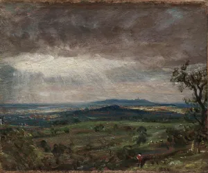 Hampstead Heath, Looking Toward Harrow, c.1821 (oil on paper mounted on canvas) Hampstead Heath, Looking Toward Harrow, c.1821 (oil on paper mounted on canvas)