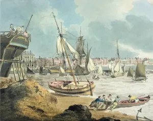 Harbour at Weymouth, Dorset, 1805 (pen, ink and watercolour on paper) Harbour at Weymouth, Dorset, 1805 (pen, ink and watercolour on paper)
