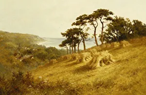 Harvest Time, Fairlight, Sussex, (oil on canvas) Harvest Time, Fairlight, Sussex, (oil on canvas)
