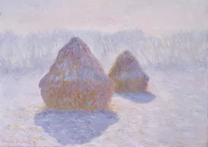 Haystacks (Effect of Snow and Sun), 1891 (oil on canvas) Haystacks (Effect of Snow and Sun), 1891 (oil on canvas)