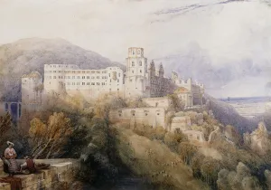 Heidelburg, The Palace of the Electors of the Palatinate, 1832 (pencil and watercolour) Heidelburg, The Palace of the Electors of the Palatinate, 1832 (pencil and watercolour)