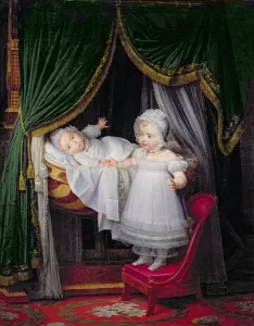 Henri-Charles-Ferdinand of Artois (1820-83) Duke of Bordeaux and his Sister Louise-Marie-Therese Henri-Charles-Ferdinand of Artois (1820-83) Duke of Bordeaux and his Sister Louise-Marie-Therese
