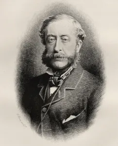 Henry Howard Molyneux Herbert, 4th Earl of Carnarvon, engraved by C Henry Howard Molyneux Herbert, 4th Earl of Carnarvon, engraved by C