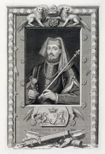Henry IV (1367-1413) King of England from 1399, after a painting in Hampton Court Henry IV (1367-1413) King of England from 1399, after a painting in Hampton Court