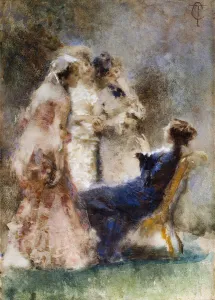 High Life (A Piquant Conversation) par Cremona, Tranquillo (1837-1878) High Life (A Piquant Conversation) par Cremona, Tranquillo (1837-1878)