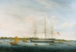 The Honourable East India Company's The Earl of Balcarras at Canton, 1816 The Honourable East India Company's The Earl of Balcarras at Canton, 1816