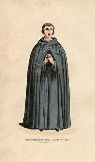 Abbot Tiron Collection: Hospitaller monk of the church of Saint-Jacques-du-Haut-Pas, Paris