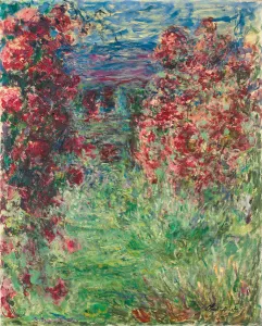 The House at Giverny under the Roses; La Maison dans les Roses, 1925 (oil on canvas) The House at Giverny under the Roses; La Maison dans les Roses, 1925 (oil on canvas)