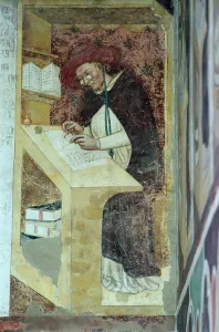 Hugues de Provence at his Desk, from the Cycle of Forty Illustrious Members of Hugues de Provence at his Desk, from the Cycle of Forty Illustrious Members of