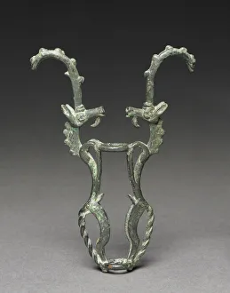 Ibex Standard Finial, Luristan, c.700-600 BC (bronze) Ibex Standard Finial, Luristan, c.700-600 BC (bronze)