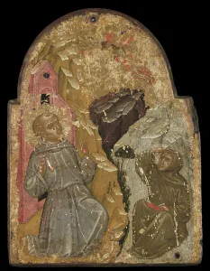 Icon of St Francis Receiving the Stigmata (egg tempera on panel) Icon of St Francis Receiving the Stigmata (egg tempera on panel)