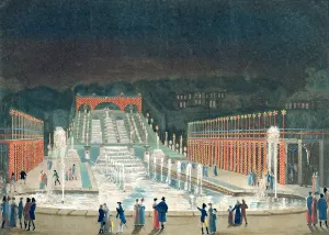 Illumination of the Saint-Cloud Fountain, 1st April 1810 (etching & aquatint on paper) Illumination of the Saint-Cloud Fountain, 1st April 1810 (etching & aquatint on paper)