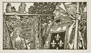 An illustration from The Story of King Arthur and his Knights, 1903 (litho) An illustration from The Story of King Arthur and his Knights, 1903 (litho)