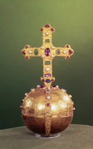 The Imperial Orb of the Holy Roman Emperors, West German The Imperial Orb of the Holy Roman Emperors, West German