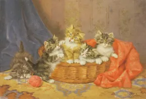 In the Basket Print by Daniel Merlin (Impressionism)