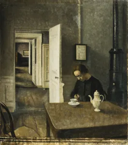 An Interior, Strandgade 25, 1915 (oil on canvas) An Interior, Strandgade 25, 1915 (oil on canvas)