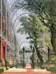 Interior View of the Crystal Palace, Hyde Park, showing the Opening of the Great Interior View of the Crystal Palace, Hyde Park, showing the Opening of the Great