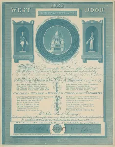 Invitation to the anniversary meeting of the Charity Children (engraving) Invitation to the anniversary meeting of the Charity Children (engraving)